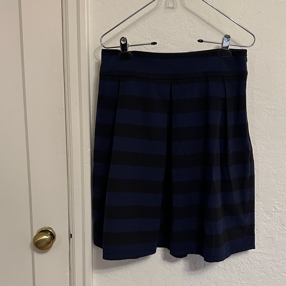 Kate Spade Navy and Black Striped Skirt